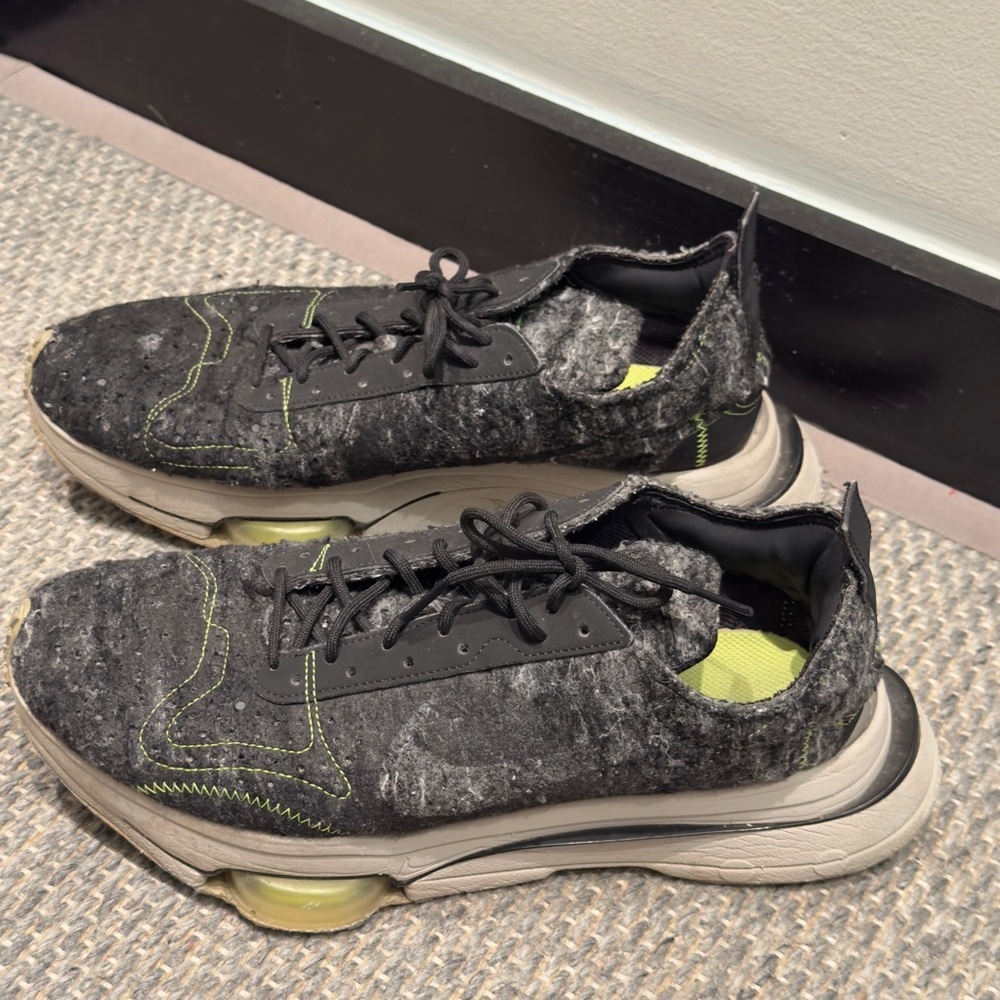 Nike Air Zoom-Type Men's Shoes - Black and Green 10.5 - Picture 7 of 10